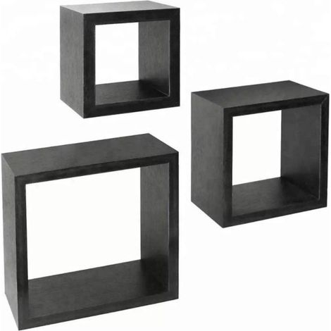 SET 3 CUBI ROVERE NERO 12MM 120X300X300MM