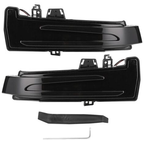 QORVA- Miroir de vue arrière Signal Signal Light Dynamic LED Fits for Mercedes Benz C E / S CLA GLA CLS CLASSE W176 W204 (1/5)