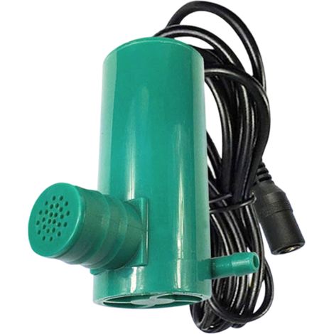 1 Pompe à immersion 12V, débit 500L/h, hauteur 9m, silencieuse pour jardin, lavage, fontaine (1/5)