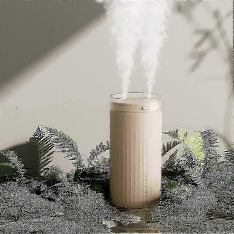 Humidificateur, Mini humidificateur portable 4000 mAh, Humidificateur d'air pour bébé, Deux ports de brumisation, Arrêt automatique, Humidificateur d'air silencieux pour la maison, le bureau et les vo (1/4)