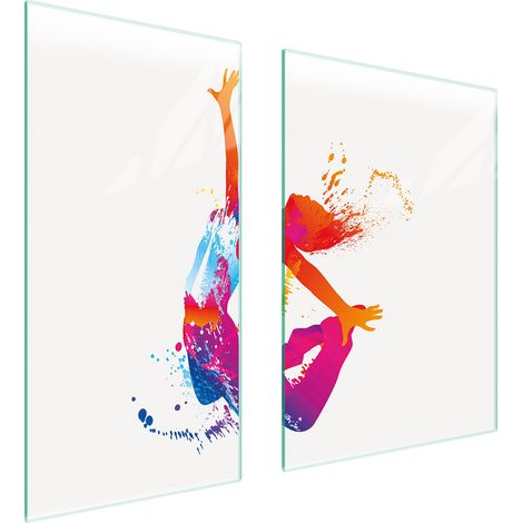GLASSCHUTZPLATTE 75x52 WEISS