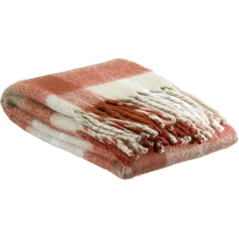VIVARAISE - Plaid tartan recyclé Vivaraise Isabel - 130 x 160 cm (1/4)