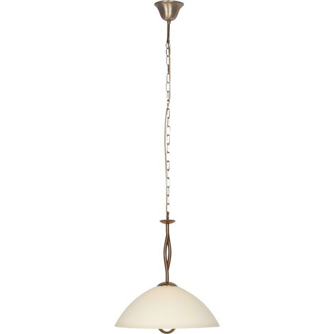 Steinhauer - suspension - Anthea - bronze - verre - E27 - 4327BR