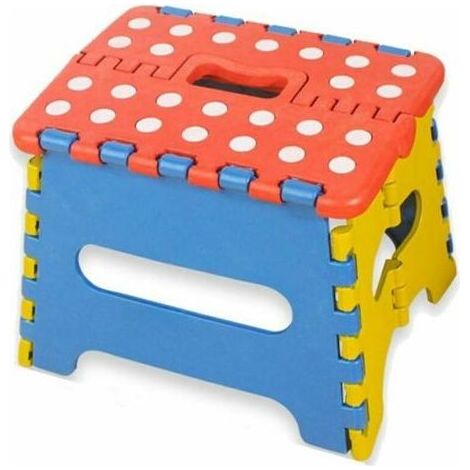 Marchepied pliable et portable, idéal pour enfants et adultes, antidérapant, convenant à la cuisine, à la salle de bain et au jardin. (1/2)