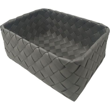 Ilsa Cestino Buffet Grigio Bordo Rinforzato 27x19x10 cm
