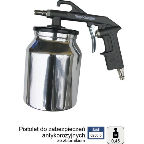 Adler pneumatyczny pistolet antykorozyjny ze zbiornikiem