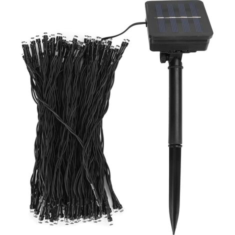 Luci a stringa solari da 17 m con 100 LED – Impermeabili – Natale – Decorazione per giardino/patio