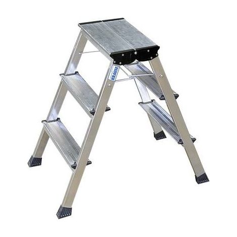 MARCHE-PIED PLIABLE À ROULETTES 2X3 KRAUSE ROLLY KRAUSE 130068CO HAUTEUR DE TRAVAIL (MAX.) (DÉTAILS) 2.65 M