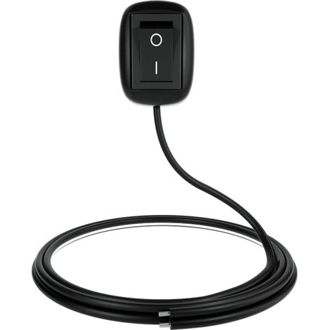 Interruptor universal de 12 V CC para coche, tipo balancín, con cable de 50 cm para faros antiniebla y luces de neón. (1/5)