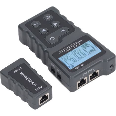 Testeur PoE réseau - Identification automatique des câbles CAT5 et CAT6 - Vérificateur de boucle de charge (1/5)
