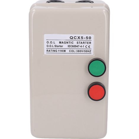 Démarreur magnétique moteur 11 kW 380 V triphasé interrupteur de commande électrique pour 28-45 A (1/5)