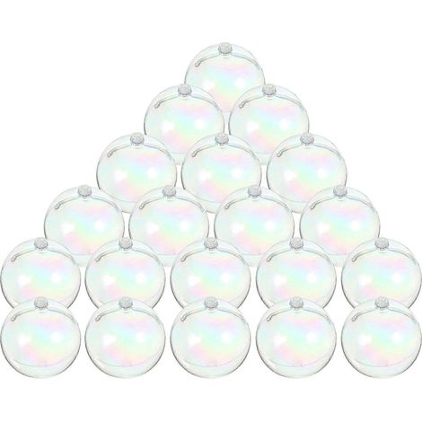 20 boules de Noël décoratives à suspendre au sapin (1/4)