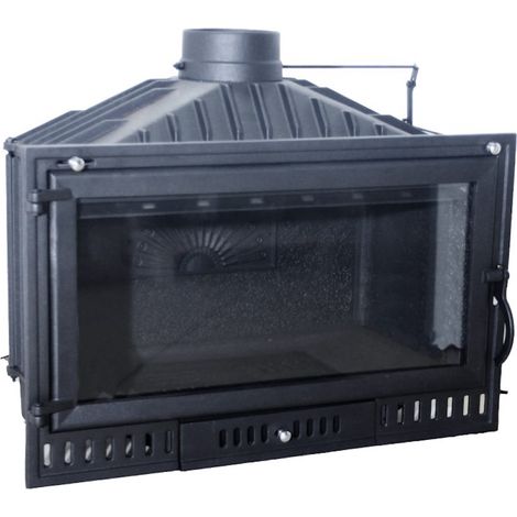 EIDER BIOMASA Insert mural - HOGAR 90 fonte noire - 15 kW - 310 m³ - Classe A