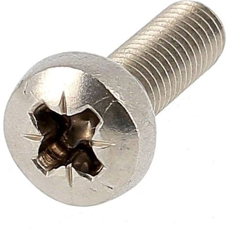 500 Vis à Métaux Tête Cylindrique Pozidriv 2.5 x 20 mm - DIN 7985 - ISO 7045 - NFE25-121 - UNI 7687 - Inox A4 - D-Work