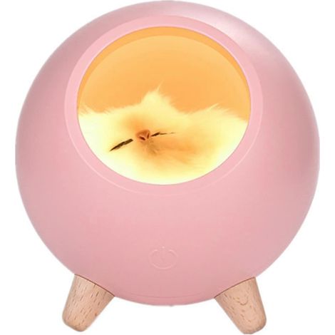 Veilleuse LED rechargeable USB, lampe de bureau tactile à intensité variable pour la chambre à coucher, la chambre d'enfant ou la chambre de chevet.