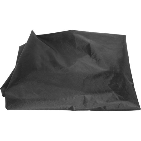 Wasserdichte, sechseckige Sandkastenabdeckung mit Kordelzug für den Garten, schwarz (1/5)