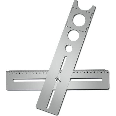 Perforateur rotatif universel portable en acier inoxydable pour carrelage et marbre, 300 mm, diamètres de perage : 25 mm/40 mm/45 mm/55 mm (1/5)