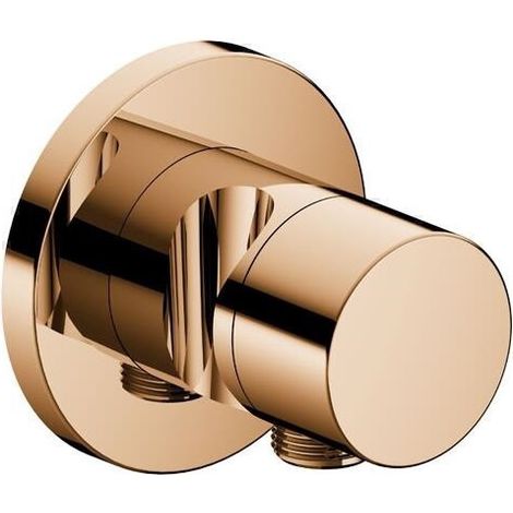 Valvola a 3 vie deviatrice IXMO DN 15, UP, con maniglia IXMO Rosetta pura tonda bronzo lucido KEUCO