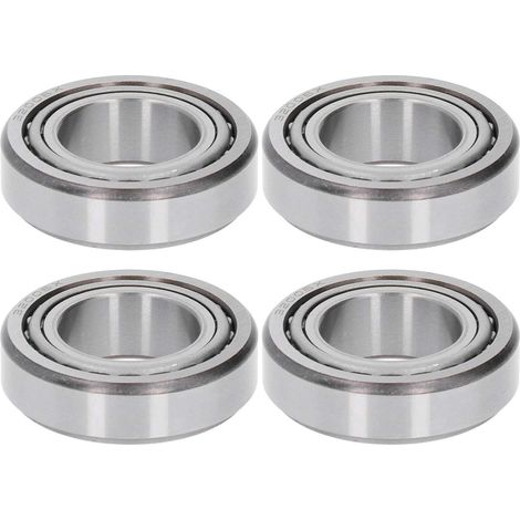 Roulements de Moyeu de Roue pour Remorque, 32006, 30mm Diamètre Intérieur, 55mm Diamètre Extérieur, Acier Chromé, 4 Pièces (1/5)