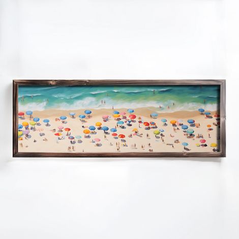 Quadro da parete in MDF con cornice Painting Multicolore (1/5)