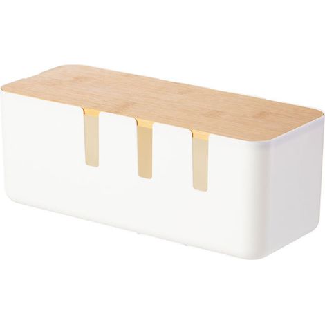 Cable management box  Hide and conceal the electrical cables for your TVs, computers, and desks  Cable organizer