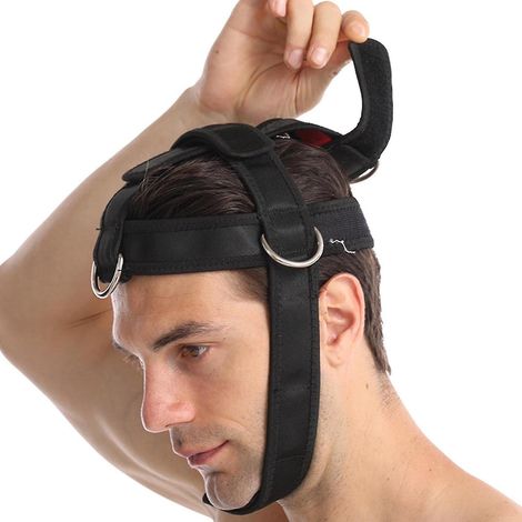 Harnais de cou pour musculation - Accessoire d'entraînement pour renforcer le cou et améliorer la mobilité. (1/4)