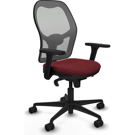 Silla de oficina piqueras y crespo Jorquera gris piel sintética (1/5)