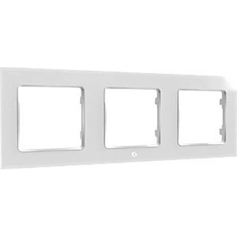 HOME SHELLY ACCESSORIES WALL FRAME 3'' WANDTASTER RAHMEN 3-FACH WEIß WF3WHITE (1/2)