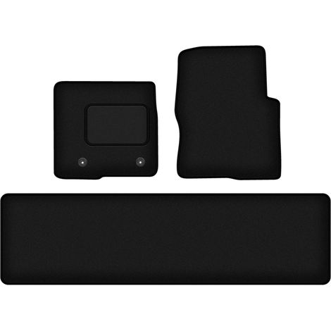 Tapis de sol en velours noir pour : Ford F150 XI Supercab (2003-2008) (1/5)
