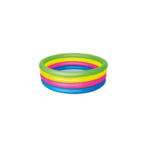 PISCINA GONFIABILE TONDA 4 ANELLI  +3 ANNI  ø cm.157x46h.  Kg.2,1 (art.51117)    BESTWAY