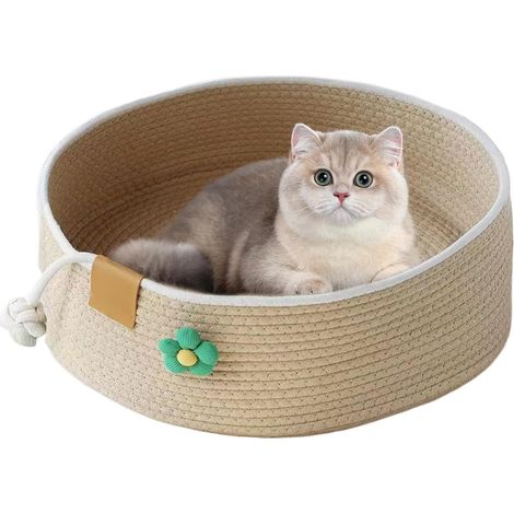 pour chat Lit dintrieur rond pour petits chats maison de (1/5)