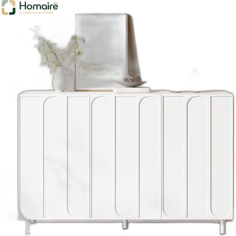 Flur- Garderobenschrank weiß aus MDF 120 x 37 x 80 cm HOMAIRE (1/5)
