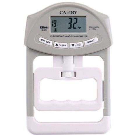 CHOYCLIT Camry Digitaler Handkraft-Dynamometer, automatische Aufzeichnung, 200 lbs/90 kg (1/5)