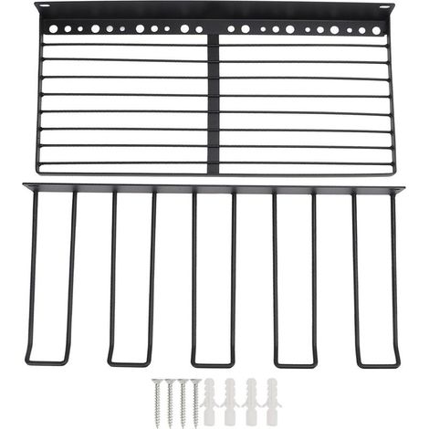 Organisateur d'outils électriques à 2 niveaux, support de perceuse mural, grande capacité, Station de charge sans fil pour Garage robuste (1/5)