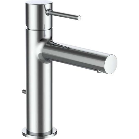 Laufen Twinplus Slim - Grifo de lavabo, con desagüe, cromo HF505401100000 (1/2)