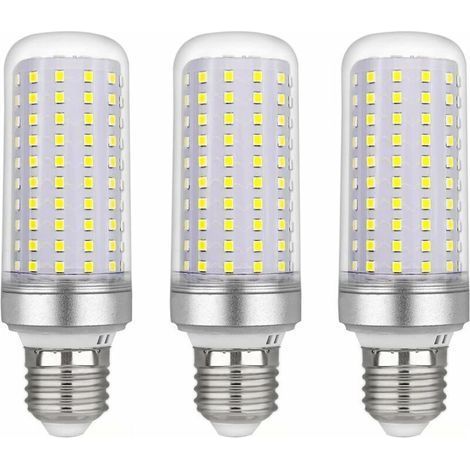 Ampoule Led E27 Maïs 30w, AC175-265V, Blanc Froid 6000K 2500LM, Non Dimmable, 300W Ampoule Halogène Équivalent, Ampoule Maïs Led pour Lustres, Plafonniers, Lampes de Table et Lampadaires, Lot de 3-Chr (1/5)