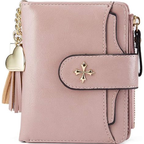 Portefeuille en cuir anti-RFID pour femme (violet)