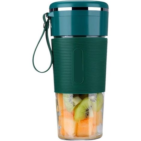 Blender nomade rechargeable grande capacité avec broyeur à glace, gobelet multifonction idéal pour jus frais maison rapide (1/4)