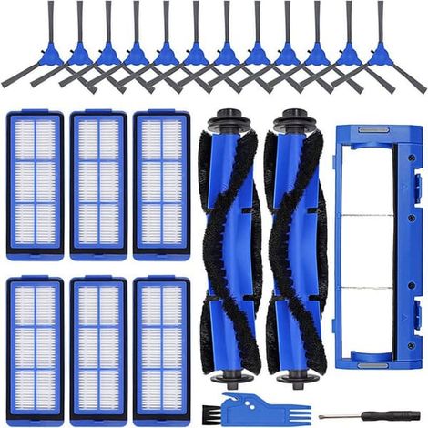 Kit de 23 pièces pour filtre EUFY G10 G20 G30 11S Max : brosse latérale, brosse principale (1/4)