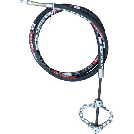 Déboucheur de canalisation rotatif flexible – Outil de nettoyage pour toilettes, cuisines, salles de bains et jardins – Élimine débris et graisse