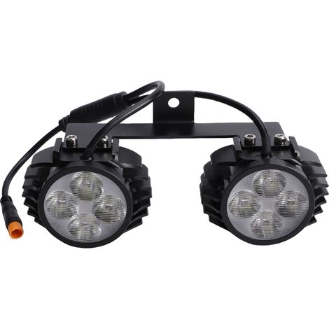 Feu avant à Double tête pour Scooter électrique, adapté à l'imperméabilisation, lampe de guidon LED haute luminosité.