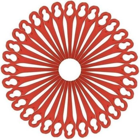 pair Lot de 100 lames de rechange en plastique pour Ferrex-Aldi FAR 201 97699 2002706 FE220 491 (1/5)