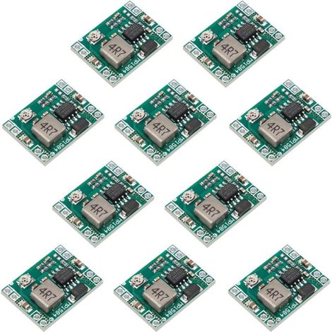 MP1584EN Pack of 10 Mini Step-Down Converter Modules MP1584EN 4.5-28V to 0.8-20V DC-DC 24V to 12V 9V 5V 3V Adjustable Step-Down (1/4)