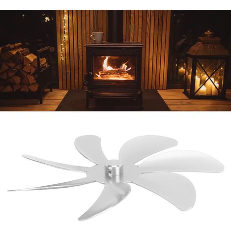 Kaminventilator-Zubehör, Ventilatorflügel aus Aluminiumlegierung, silber (1/5)