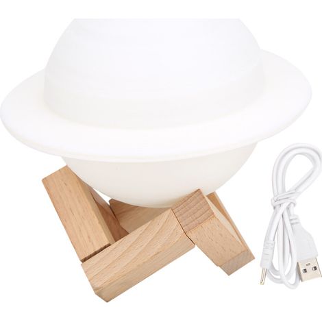 Esta lámpara de techo con forma de hongo presenta una textura finamente impresa y reemplaza la tapa antipolvo de la lámpara original. Incluye luces LED recargables.