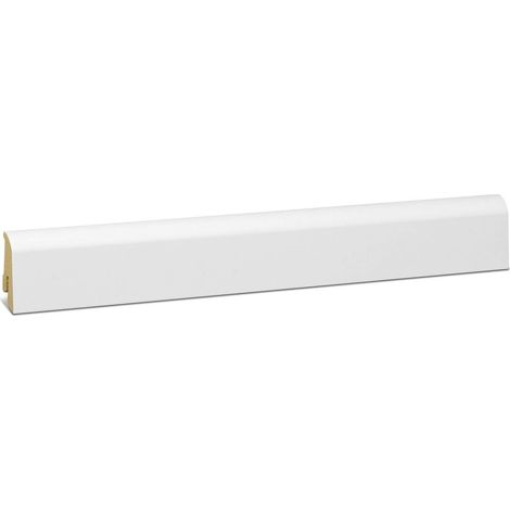 KGM Sockelleiste weiß MDF foliert Neuburger Profil 16x40mm 2,4m