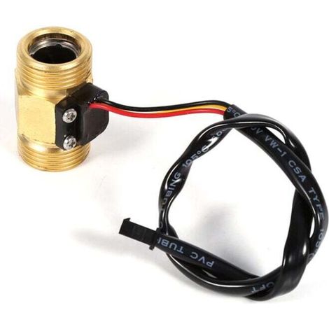 Wasserzähler und Zubehör. G3/4"-Flüssigkeitsdurchflusssensor. Hall-Effekt. 2 l/min bis 45 l/min. maximaler Wasserdruck 1.75 MPa. DN20 mm