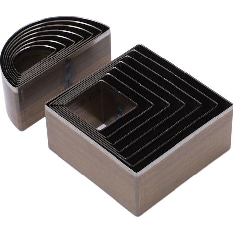 14 Emporte-pièces Cuir Acier Carbone Haute Qualité Forme 2 Types Pliage Découpe DIY Outil de Perforation Artisanat (1/5)
