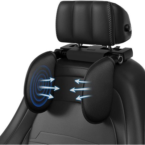Appuie Tete Voiture, Cale Tete Enfant Voiture Réglable à 360°, Adapté aux Adultes et aux Enfants, Facile à Installer, pour Dormir Pendant Les Longs Voyages en Voiture (1/5)