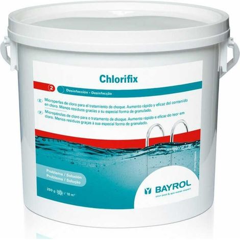 BAYROL Chlorifix cloro de choque para piscina granulado 5 kg BAYROL